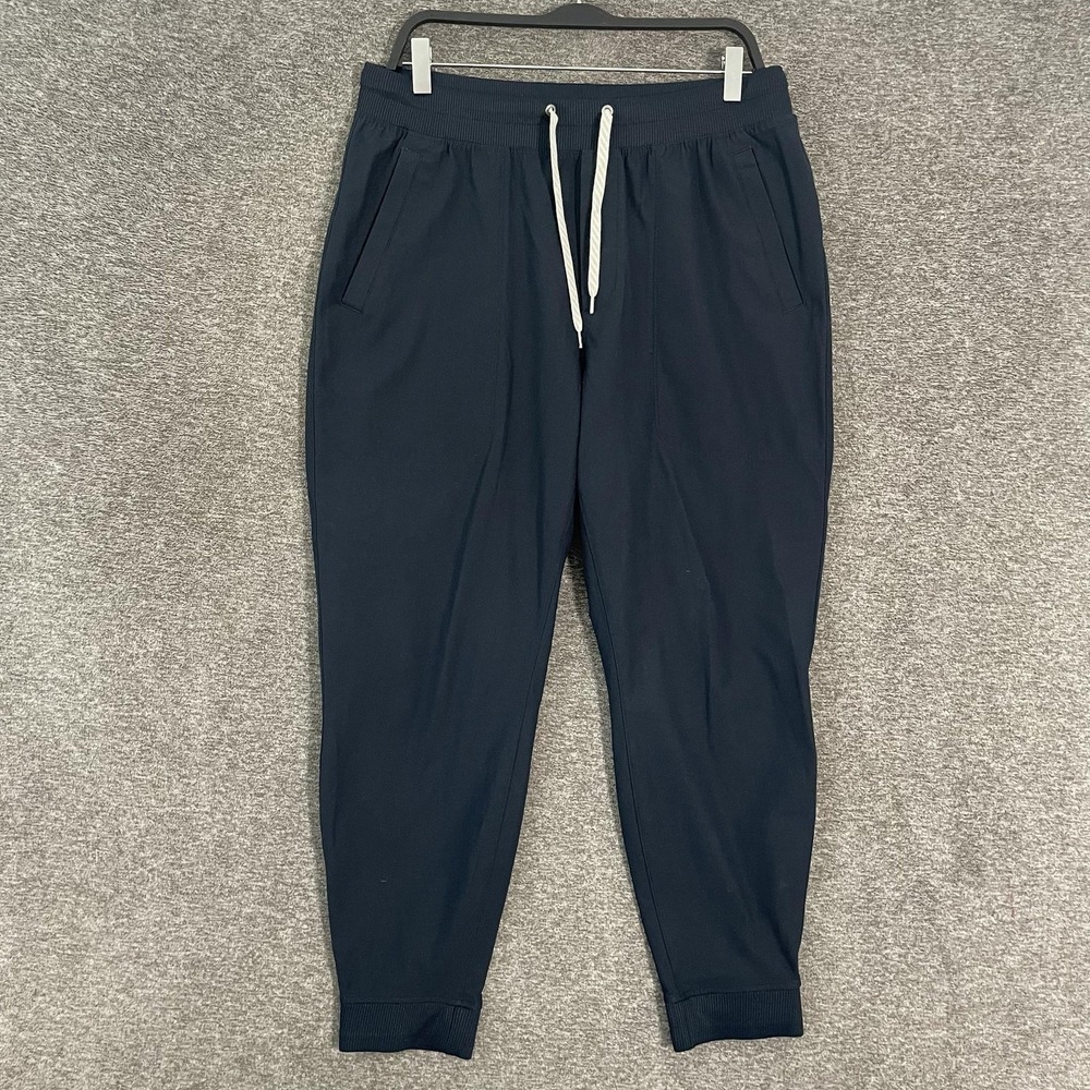 Vuori Meta Jogger Pants Mens XL Blue Elastic Waist Drawstring Pockets V436
